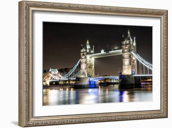 London Tower Bridge across the River Thames-Mohana AntonMeryl-Framed Photographic Print