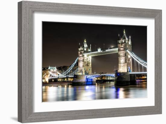 London Tower Bridge across the River Thames-Mohana AntonMeryl-Framed Photographic Print