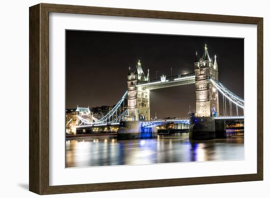 London Tower Bridge across the River Thames-Mohana AntonMeryl-Framed Photographic Print