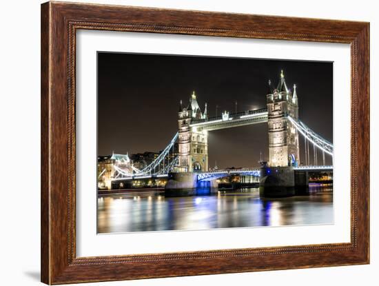 London Tower Bridge across the River Thames-Mohana AntonMeryl-Framed Photographic Print