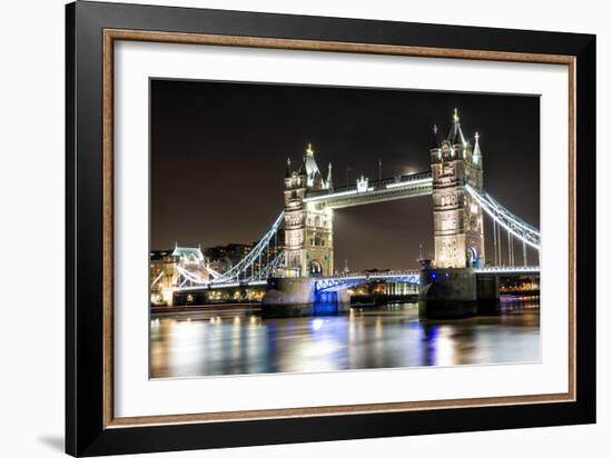 London Tower Bridge across the River Thames-Mohana AntonMeryl-Framed Photographic Print