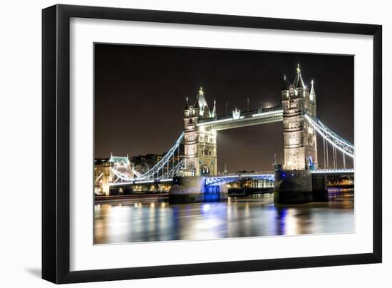 London Tower Bridge across the River Thames-Mohana AntonMeryl-Framed Photographic Print