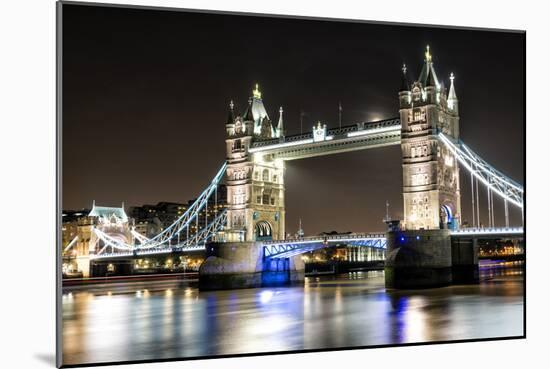 London Tower Bridge across the River Thames-Mohana AntonMeryl-Mounted Photographic Print