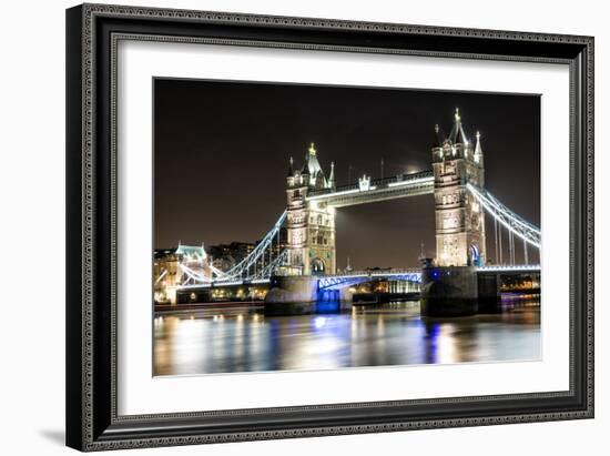 London Tower Bridge across the River Thames-Mohana AntonMeryl-Framed Photographic Print