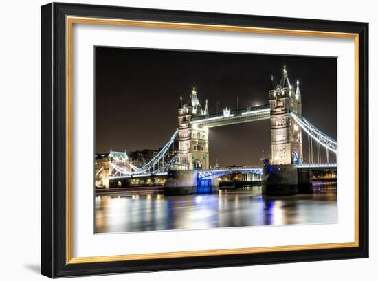 London Tower Bridge across the River Thames-Mohana AntonMeryl-Framed Photographic Print