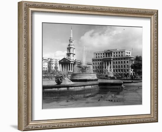 London, Trafalgar Square-null-Framed Photographic Print