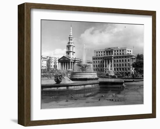 London, Trafalgar Square-null-Framed Photographic Print