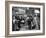 London Train Station During the Outbreak of World War Ii-null-Framed Photographic Print