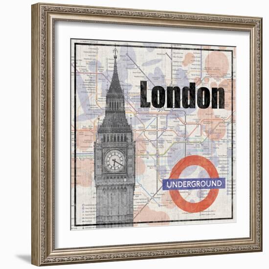 London Train-Lauren Gibbons-Framed Art Print