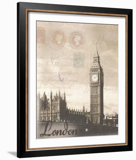 London Travelogue-Ben James-Framed Art Print