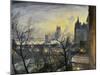 London Twilight from the Adelphi-Christopher Richard Wynne Nevinson-Mounted Giclee Print