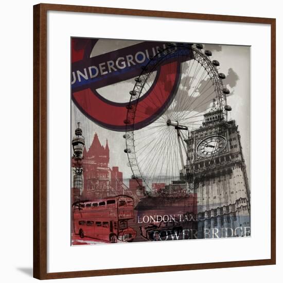 London Underground-Sidney Paul & Co.-Framed Art Print