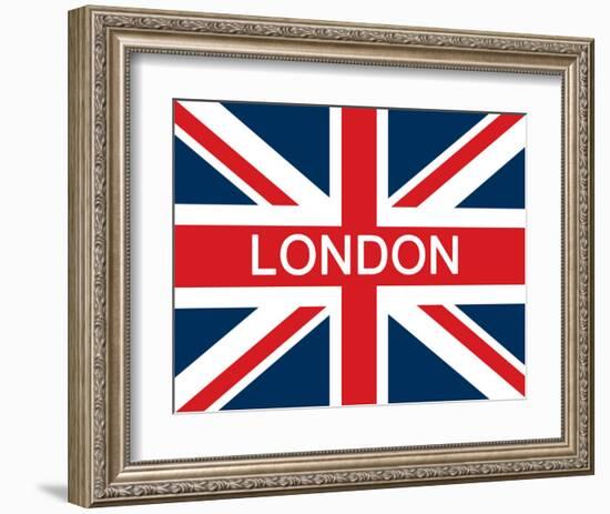 London Union Jack-null-Framed Art Print