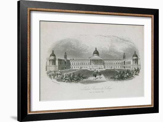 London University College, with the Intended Wings-English School-Framed Giclee Print