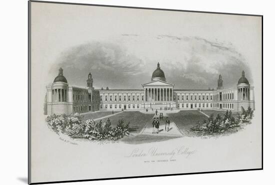 London University College, with the Intended Wings-English School-Mounted Giclee Print