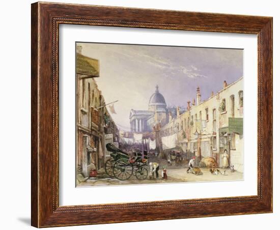 London University from Old Gower Muse, 1835-George Sidney Shepherd-Framed Giclee Print