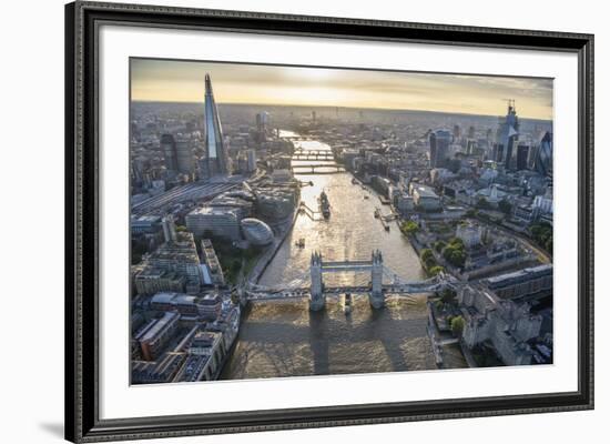 London Vista - City Bridges-Jason Hawkes-Framed Giclee Print