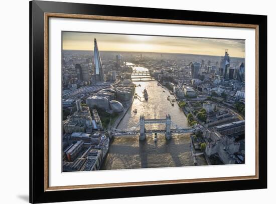 London Vista - City Bridges-Jason Hawkes-Framed Giclee Print