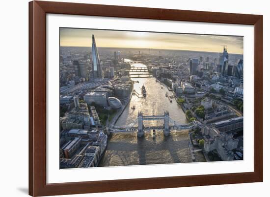 London Vista - City Bridges-Jason Hawkes-Framed Giclee Print