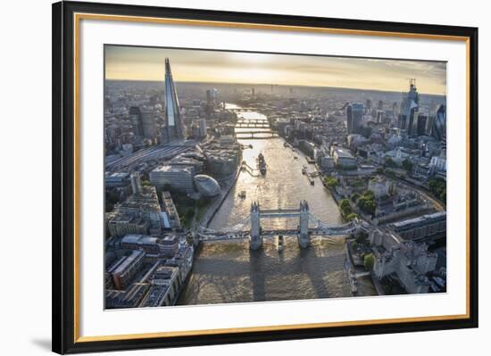 London Vista - City Bridges-Jason Hawkes-Framed Giclee Print