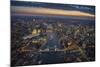 London Vista - The Rush-Jason Hawkes-Mounted Giclee Print