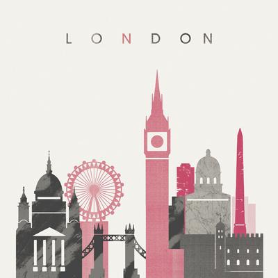 'London Vista' Giclee Print Kristine Hegre