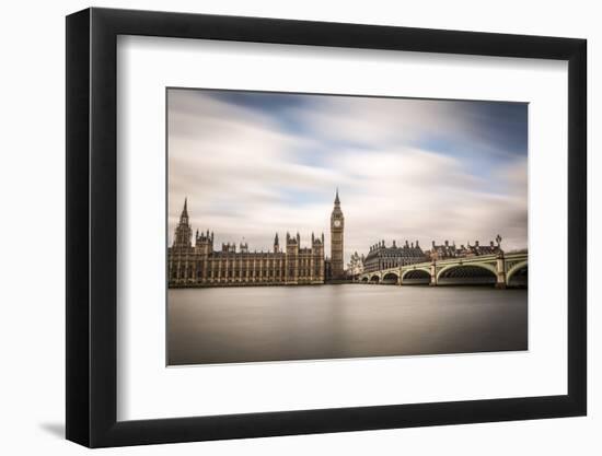 London, Westminster, House of Parliament with Big Ben.-Francesco Riccardo Iacomino-Framed Photographic Print