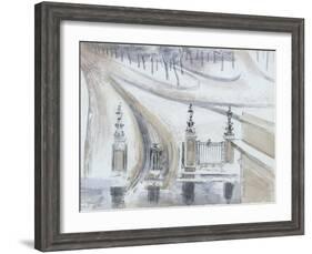 London: Winter Scene, No. 2-Paul Nash-Framed Giclee Print