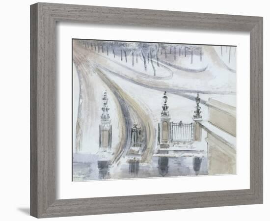 London: Winter Scene, No. 2-Paul Nash-Framed Giclee Print