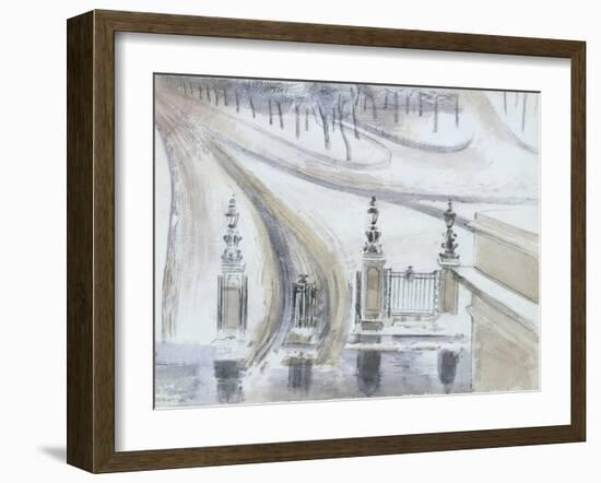 London: Winter Scene, No. 2-Paul Nash-Framed Giclee Print