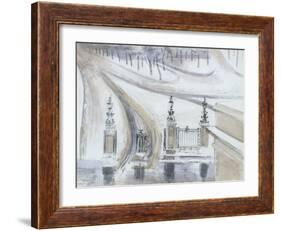 London: Winter Scene, No. 2-Paul Nash-Framed Giclee Print