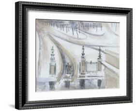 London: Winter Scene, No. 2-Paul Nash-Framed Giclee Print