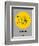 London Yellow Subway Map-NaxArt-Framed Art Print