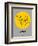 London Yellow Subway Map-NaxArt-Framed Art Print