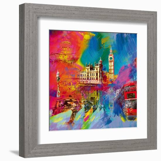 London-Robert Holzach-Framed Art Print