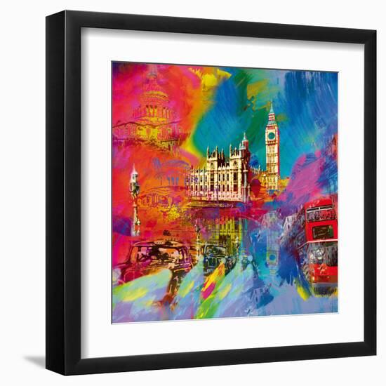 London-Robert Holzach-Framed Art Print