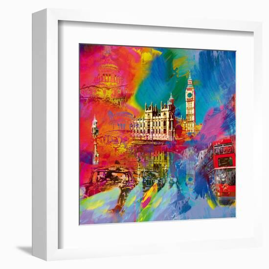 London-Robert Holzach-Framed Art Print