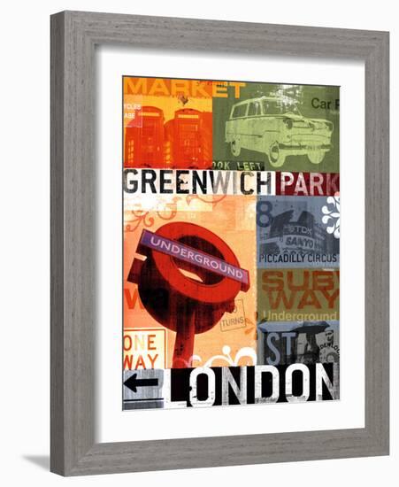 London-Gabi Beneyto-Framed Art Print