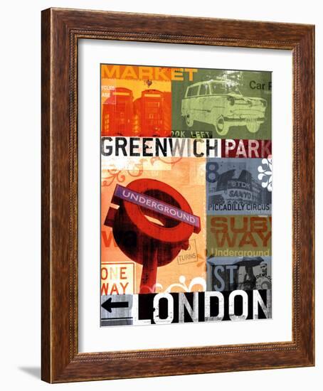 London-Gabi Beneyto-Framed Art Print