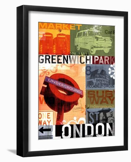 London-Gabi Beneyto-Framed Art Print