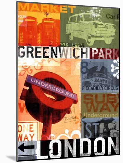 London-Gabi Beneyto-Mounted Art Print