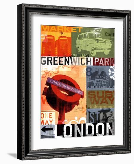 London-Gabi Beneyto-Framed Art Print