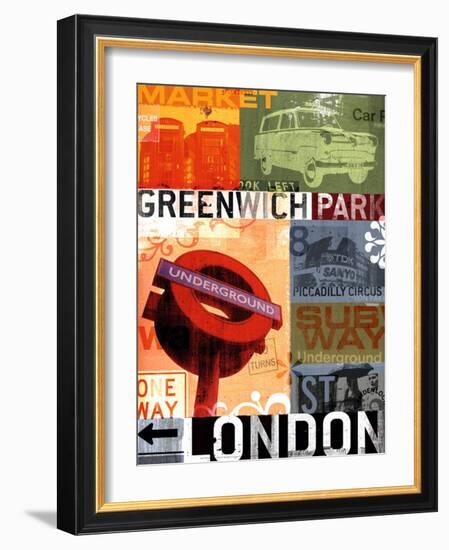 London-Gabi Beneyto-Framed Art Print