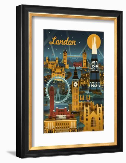 London-Lantern Press-Framed Art Print