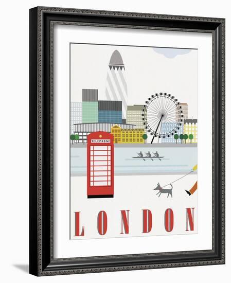 London-Sophie Ledesma-Framed Art Print