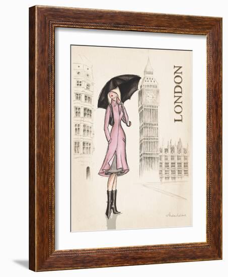 London-Andrea Laliberte-Framed Art Print