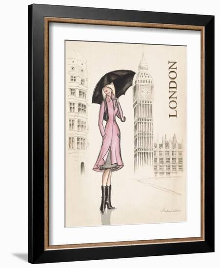 London-Andrea Laliberte-Framed Art Print