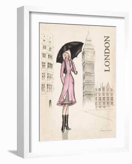 London-Andrea Laliberte-Framed Art Print