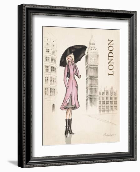 London-Andrea Laliberte-Framed Art Print