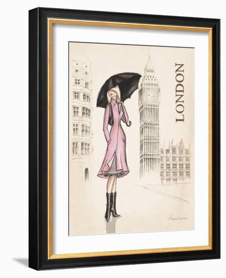 London-Andrea Laliberte-Framed Art Print